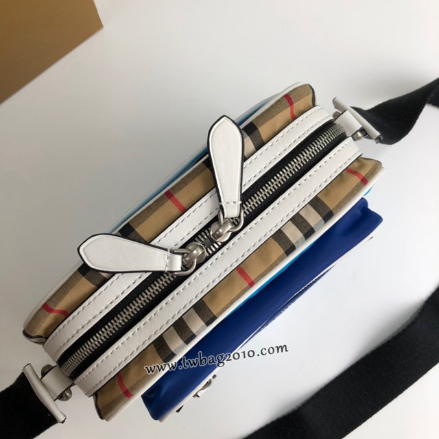 Burberry專門店新款Vintage復古格紋斜背包 巴寶莉肩背相機包男包 yxb1474